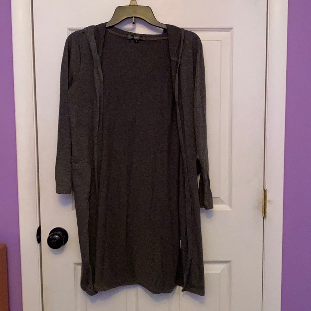 Grey cardigan